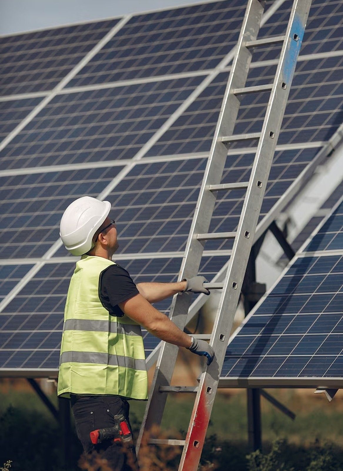 Solar Panel Worker